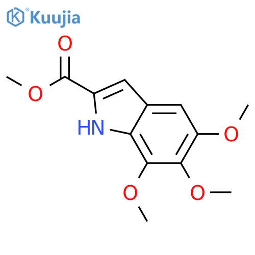 Methyl 5,6,7-Trimethoxy-1H-indole-2-carboxylate structure