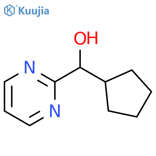 cyclopentyl(pyrimidin-2-yl)methanol structure