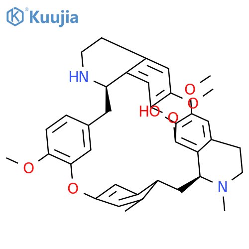 2H-1,24:12,15-Dietheno-6,10-metheno-16H-pyrido[2',3':17,18][1,10]dioxacycloeicosino[2,3,4-ij]isoquinolin-22-ol,3,4,4a,5,16a,17,18,19-octahydro-9,21,26-trimethoxy-17-methyl-, (4aR,16aS)-(9CI) structure