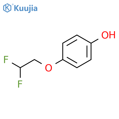 4-(2,2-difluoroethoxy)phenol structure