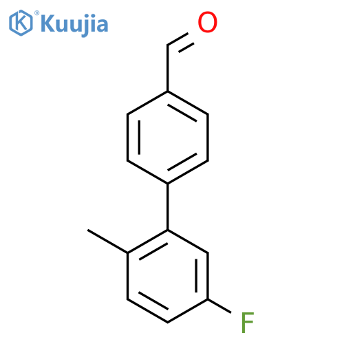 5'-fluoro-2'-methyl-[1,1'-biphenyl]-4-carbaldehyde structure
