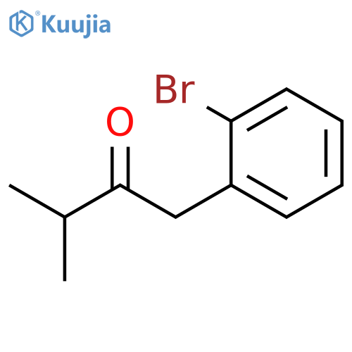 1-(2-Bromophenyl)-3-methylbutan-2-one structure
