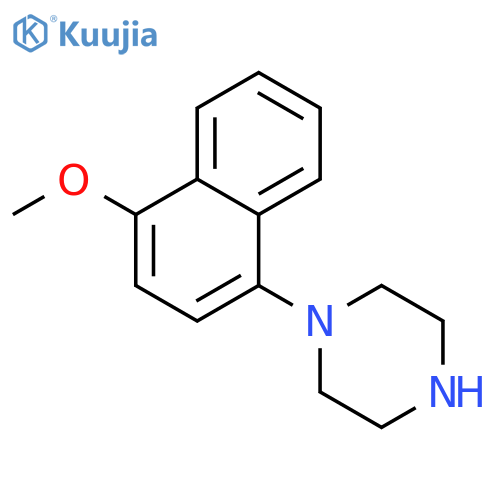 1-(4-methoxynaphthalen-1-yl)piperazine structure