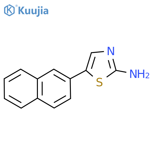 5-(Naphthalen-2-yl)thiazol-2-amine structure