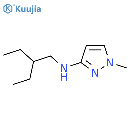 1H-Pyrazol-3-amine, N-(2-ethylbutyl)-1-methyl- structure