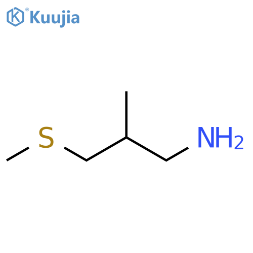 2-methyl-3-(methylsulfanyl)propan-1-amine structure