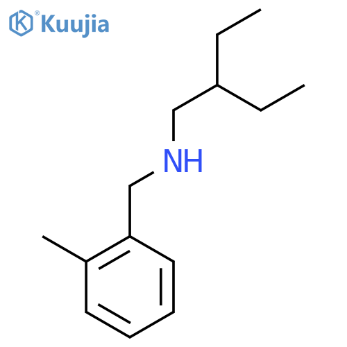 (2-ethylbutyl)(2-methylphenyl)methylamine structure
