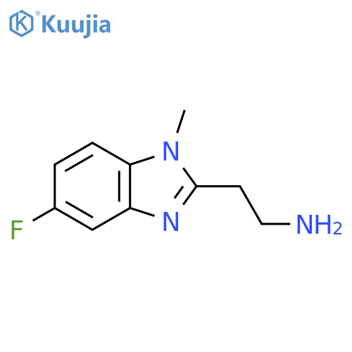 2-(5-fluoro-1-methyl-1H-1,3-benzodiazol-2-yl)ethan-1-amine structure