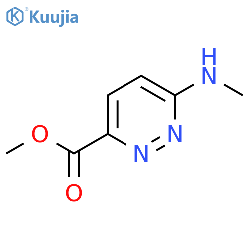 Methyl 6-(methylamino)pyridazine-3-carboxylate structure