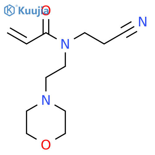 N-(2-Cyanoethyl)-N-[2-(4-morpholinyl)ethyl]-2-propenamide structure
