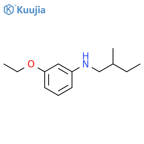 3-ethoxy-N-(2-methylbutyl)aniline structure