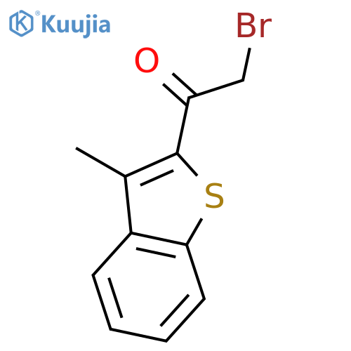 2-(Bromoacetyl)-3-methylbenzo[b]thiophene structure