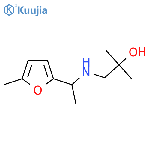 2-methyl-1-{1-(5-methylfuran-2-yl)ethylamino}propan-2-ol structure
