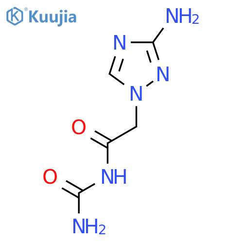 2-(3-amino-1H-1,2,4-triazol-1-yl)acetylurea structure