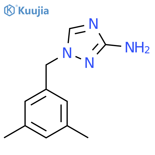 1-(3,5-Dimethylbenzyl)-1h-1,2,4-triazol-3-amine structure