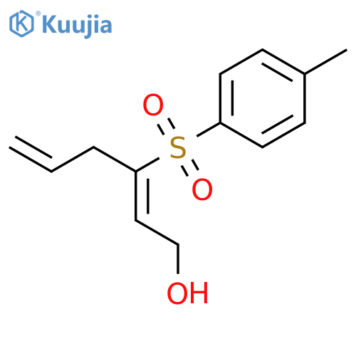 2,5-Hexadien-1-ol, 3-[(4-methylphenyl)sulfonyl]-, (E)- structure