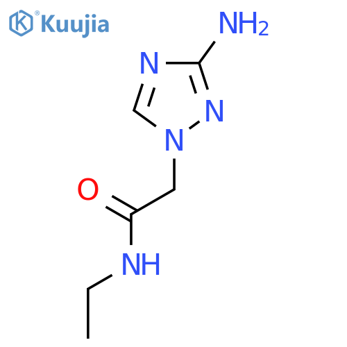 2-(3-amino-1H-1,2,4-triazol-1-yl)-N-ethylacetamide structure