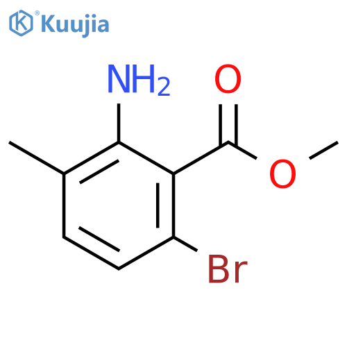 methyl 2-amino-6-bromo-3-methylbenzoate structure