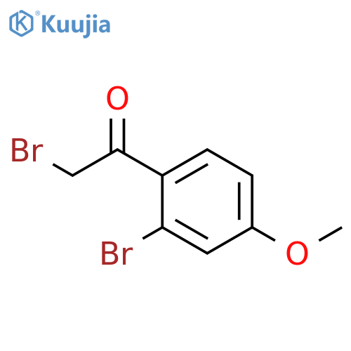 2-Bromo-2'-bromo-4'-methoxyacetophenone structure