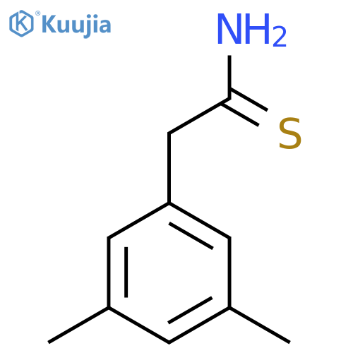 2-(3,5-dimethylphenyl)ethanethioamide structure