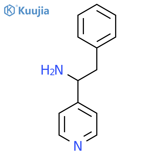 2-Phenyl-1-pyridin-4-yl-ethylamine structure