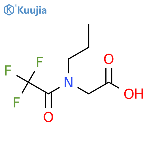 2-(2,2,2-trifluoro-N-propylacetamido)acetic acid structure