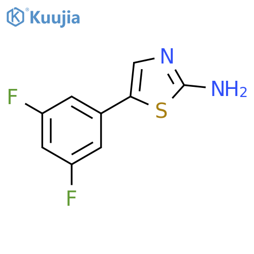 2-Amino-5-(3,5-difluorophenyl)thiazole structure