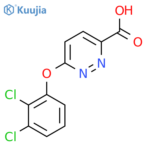 6-(2,3-Dichlorophenoxy)pyridazine-3-carboxylic acid structure
