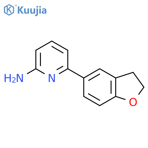 6-(2,3-Dihydro-1-benzofuran-5-yl)pyridin-2-amine structure