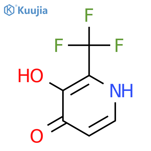3-hydroxy-2-(trifluoromethyl)-4(1H)-Pyridinone structure