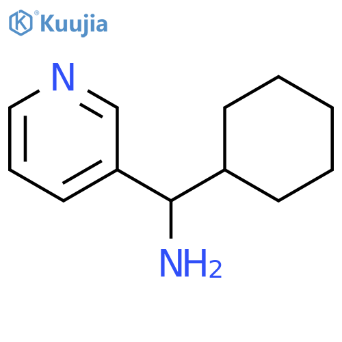 cyclohexyl(pyridin-3-yl)methanamine structure
