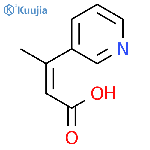 3-(pyridin-3-yl)but-2-enoic acid, Mixture of isomers structure