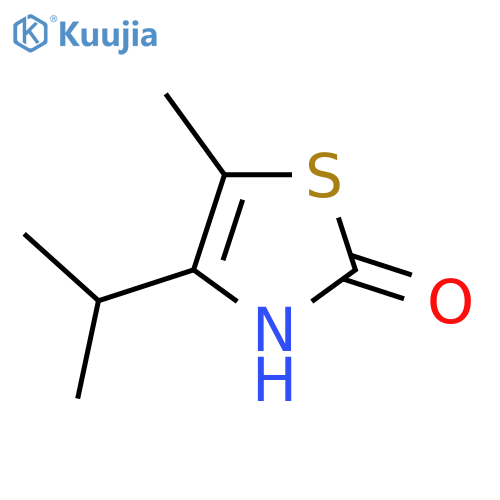 5-Methyl-4-(propan-2-yl)-2,3-dihydro-1,3-thiazol-2-one structure