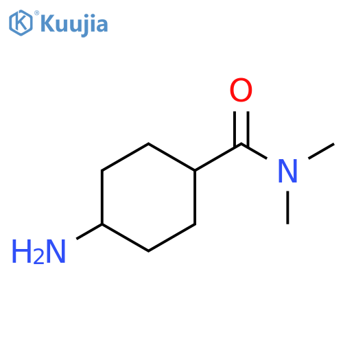 4-amino-N,N-dimethylcyclohexane-1-carboxamide structure