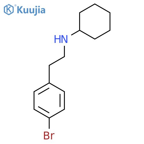 N-[2-(4-Bromophenyl)ethyl]cyclohexanamine structure