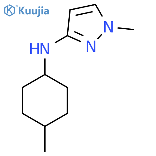 1-methyl-N-(4-methylcyclohexyl)-1H-pyrazol-3-amine structure