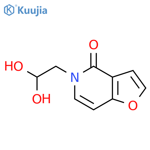 5-(2,2-Dihydroxyethyl)furo[3,2-c]pyridin-4-one structure