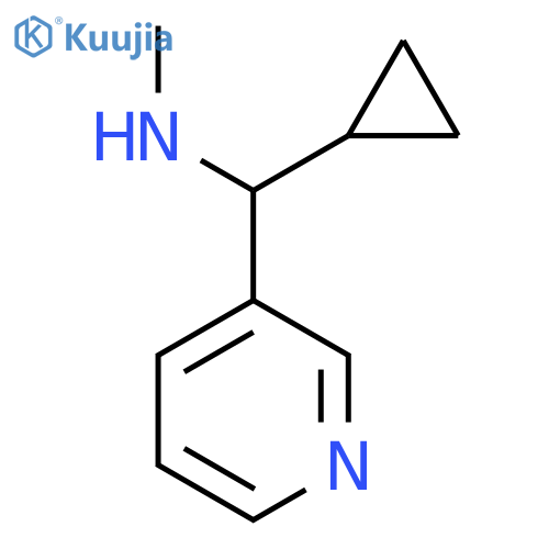 [cyclopropyl(pyridin-3-yl)methyl](methyl)amine structure