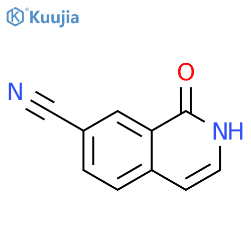 1-Oxo-1,2-dihydroisoquinoline-7-carbonitrile structure
