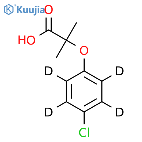 Clofibric-d4 acid structure