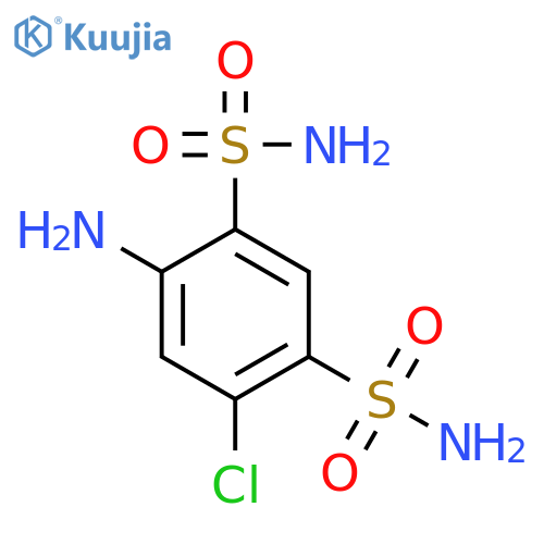 4-Amino-6-chloro-1,3-benzenedisulfonamide-d6(Discontinued) structure