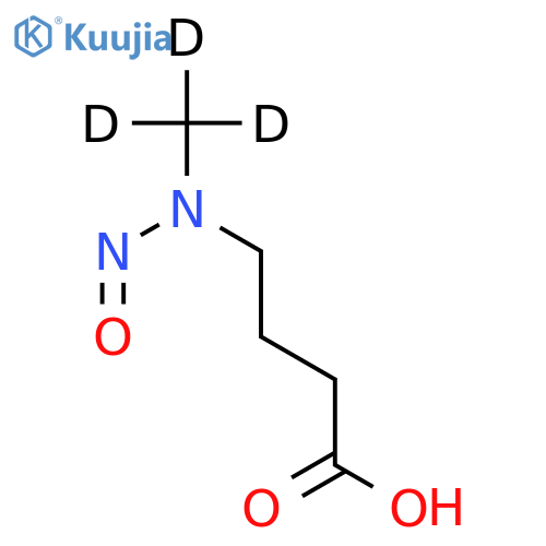 N-Nitroso-N-methyl-4-aminobutyric Acid-d3 structure