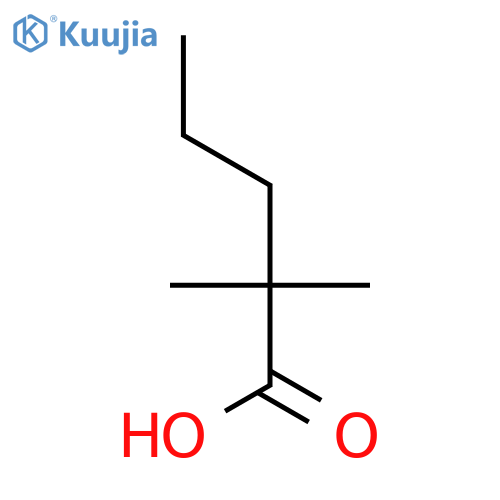 2,2-Dimethylpentanoic acid structure