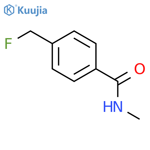 Benzamide, 4-(fluoromethyl)-N-methyl- structure