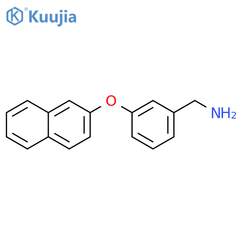 3-(Naphthalen-2-yloxy)phenylmethanamine structure