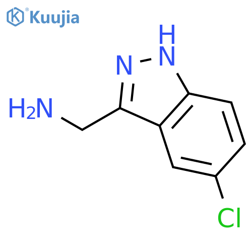 (5-chloro-1H-indazol-3-yl)methanamine structure