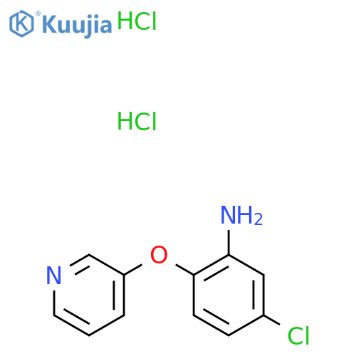 5-Chloro-2-(pyridin-3-yloxy)-phenylamine Dihydrochloride structure