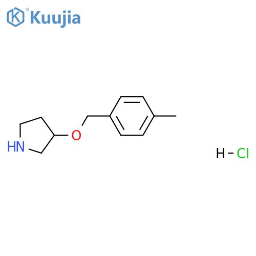 3-(4-Methylbenzyl)oxypyrrolidine Hydrochloride structure
