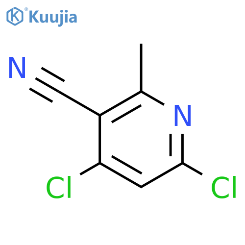 4,6-Dichloro-2-methylnicotinonitrile structure