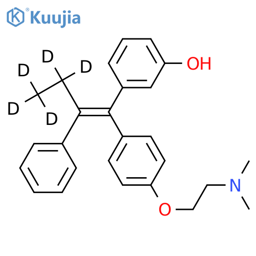 (E)-3-Hydroxy Tamoxifen-d5 structure